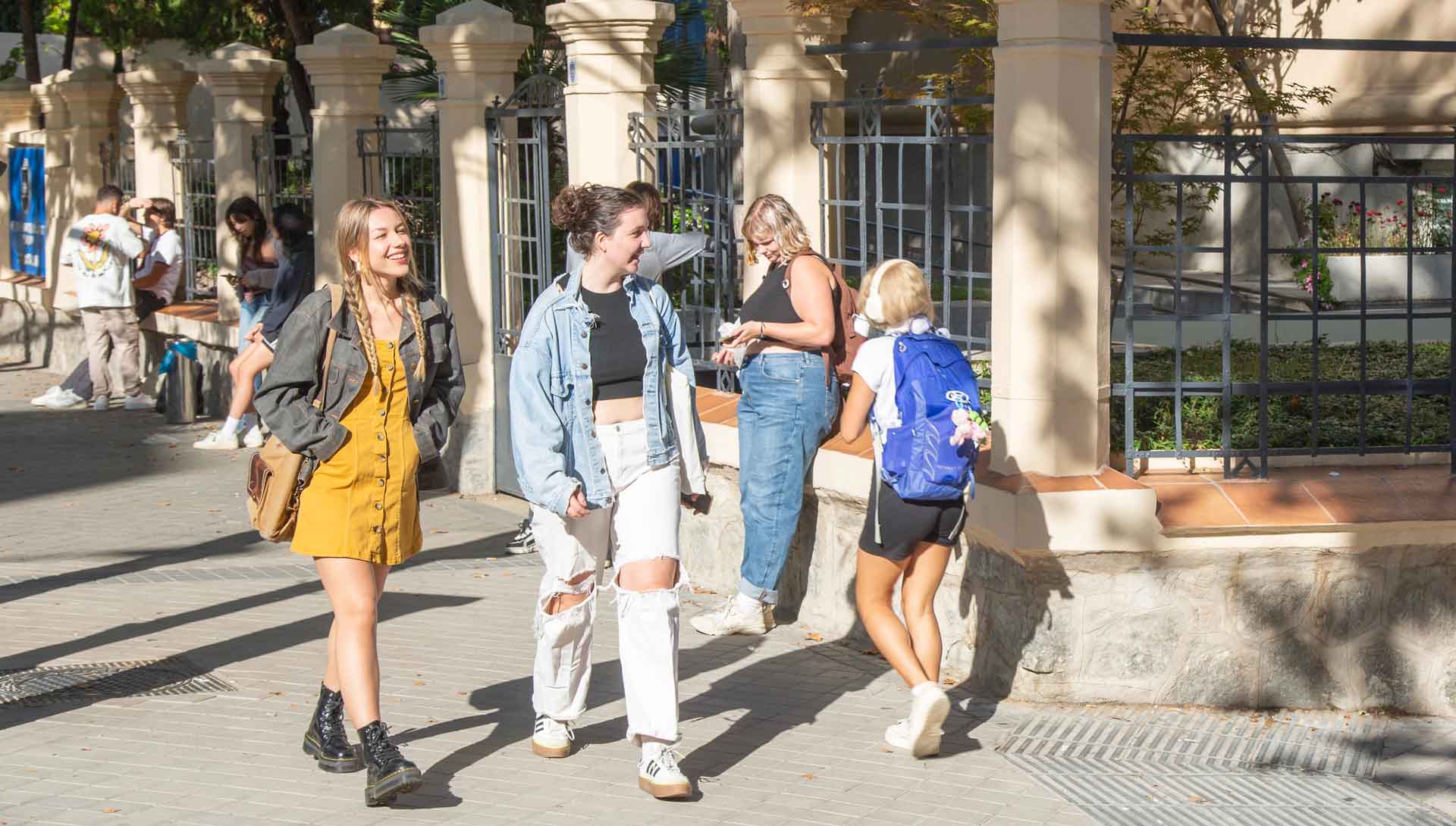 Living with a host family