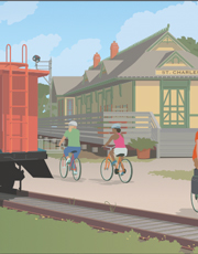 Katy Trail, Illustration by Janet Muhm