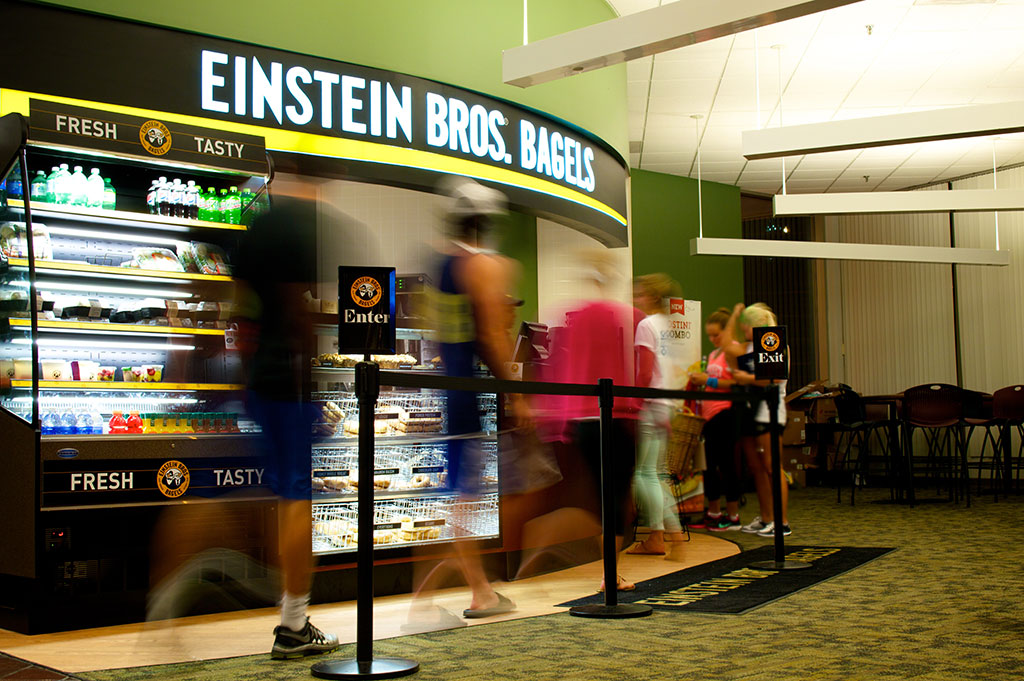 Einstein Bros. Bagels in Pius XII Memorial Library Einstein Bros. Bagels in Pius XII Memorial Library