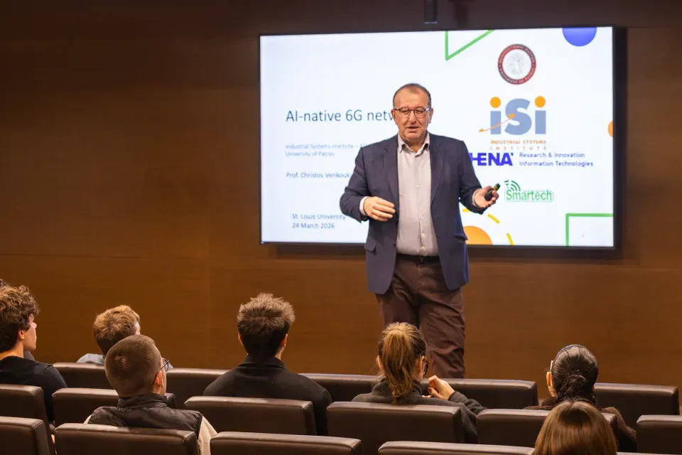Guest Speaker Highlights AI-Powered 6G Networks at SLU-Madrid